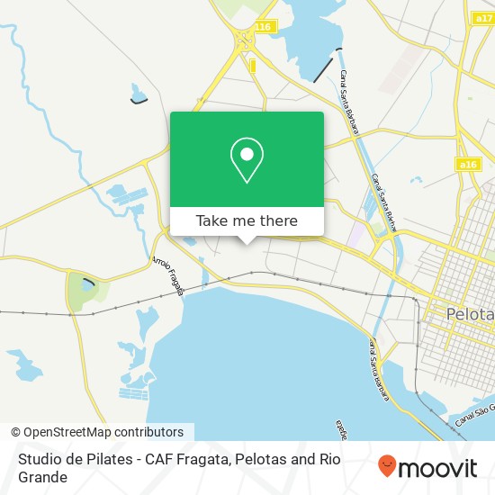 Studio de Pilates - CAF Fragata map