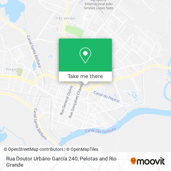 Mapa Rua Doutor Urbâno García 240