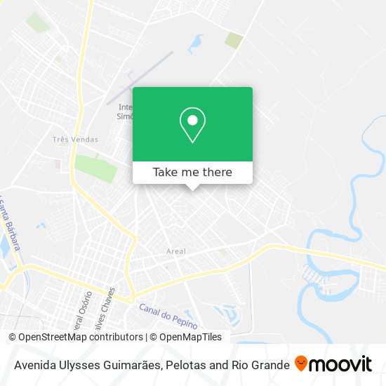 Mapa Avenida Ulysses Guimarães