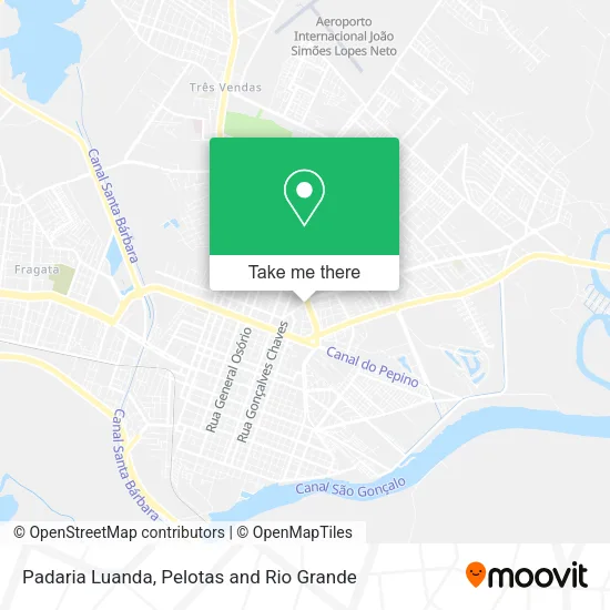 Padaria Luanda map