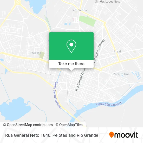 Rua General Neto 1840 map