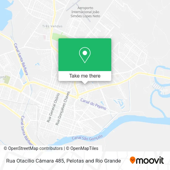 Rua Otacílio Câmara 485 map