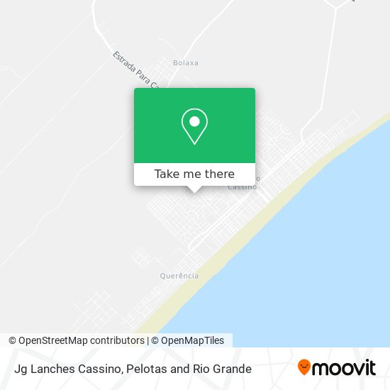 Jg Lanches Cassino map
