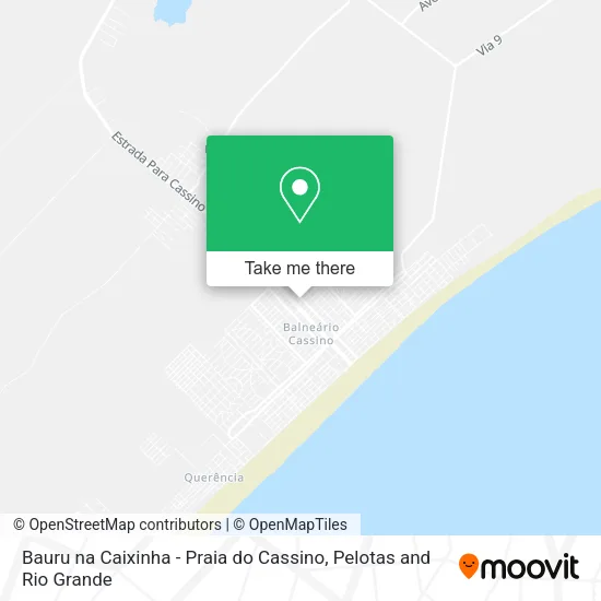 Bauru na Caixinha - Praia do Cassino map