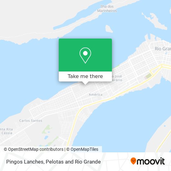 Pingos Lanches map