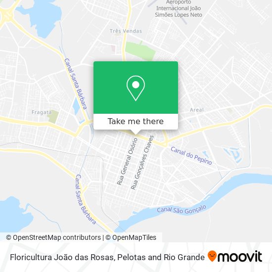 Floricultura João das Rosas map