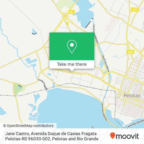 Jane Castro, Avenida Duque de Caxias Fragata Pelotas-RS 96030-002 map