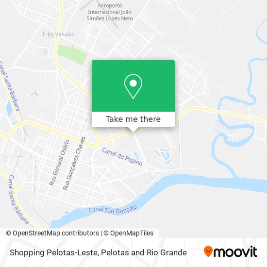 Mapa Shopping Pelotas-Leste