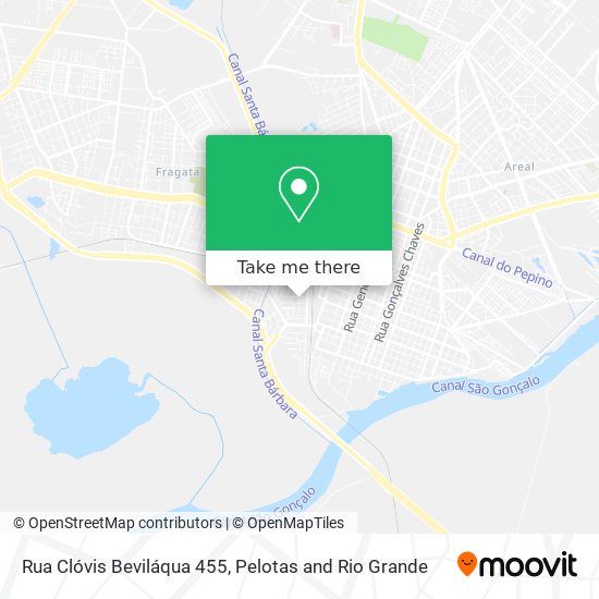 Mapa Rua Clóvis Beviláqua 455