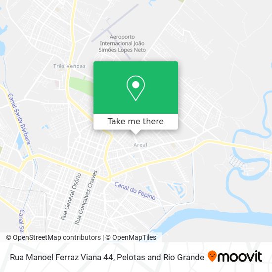 Mapa Rua Manoel Ferraz Viana 44