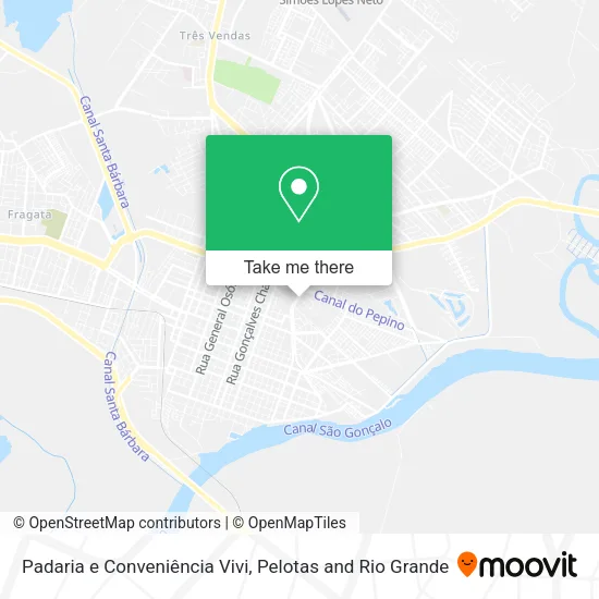 Padaria e Conveniência Vivi map