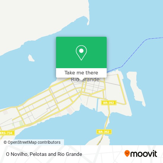 O Novilho map