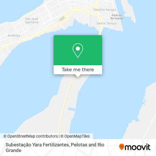 Subestação Yara Fertilizantes map