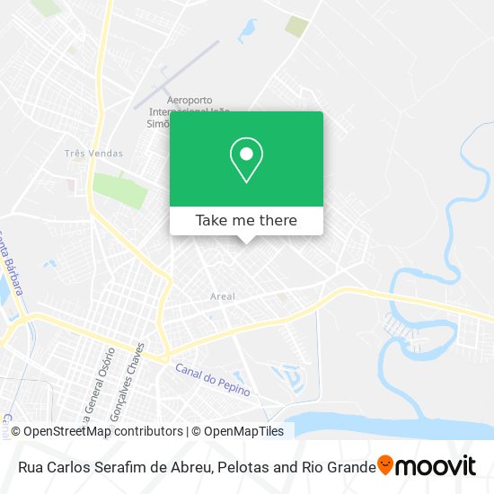 Mapa Rua Carlos Serafim de Abreu