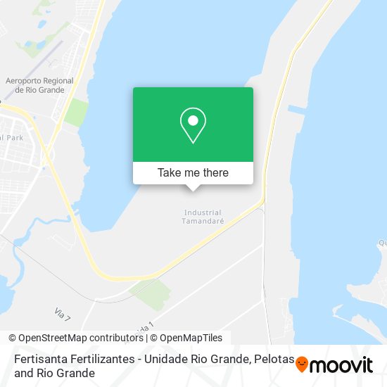 Fertisanta Fertilizantes - Unidade Rio Grande map