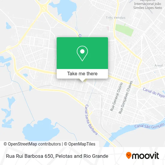 Rua Rui Barbosa 650 map