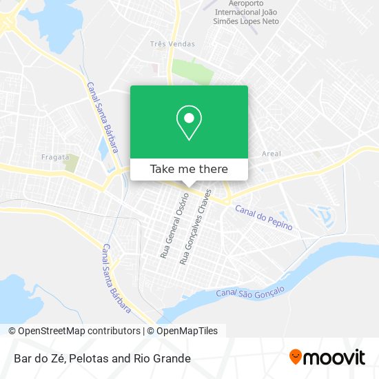 Mapa Bar do Zé