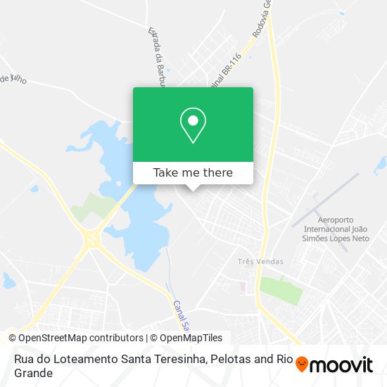 Rua do Loteamento Santa Teresinha map