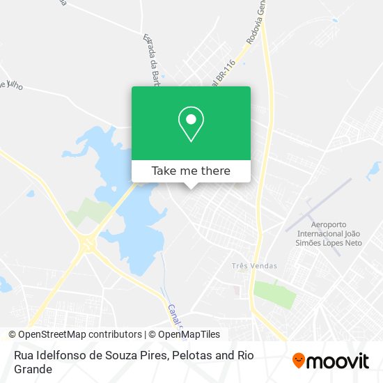 Mapa Rua Idelfonso de Souza Pires