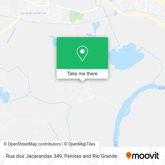 Rua dos Jacarandas 349 map