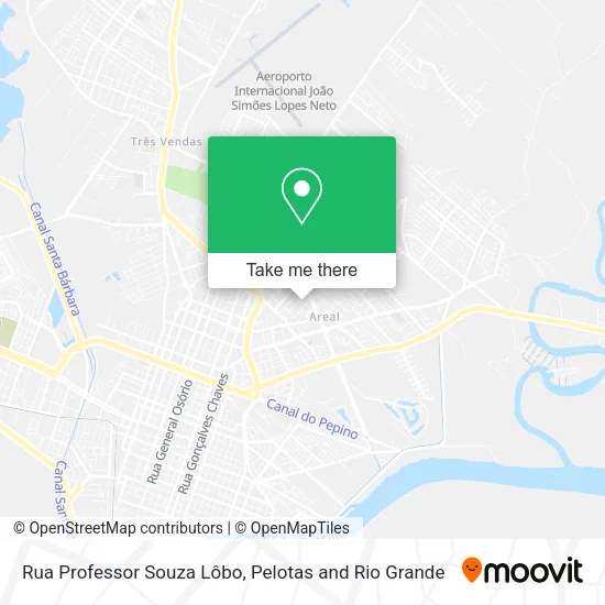 Rua Professor Souza Lôbo map