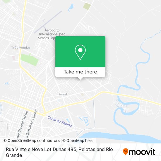 Mapa Rua Vinte e Nove Lot Dunas 495