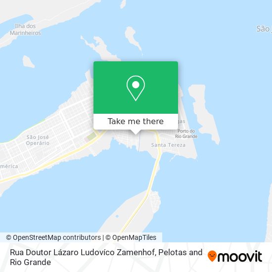 Rua Doutor Lázaro Ludovíco Zamenhof map