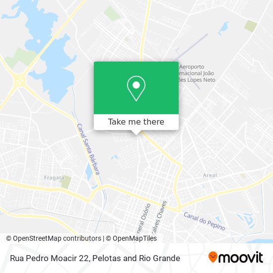 Rua Pedro Moacir 22 map