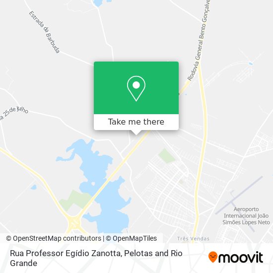 Rua Professor Egídio Zanotta map