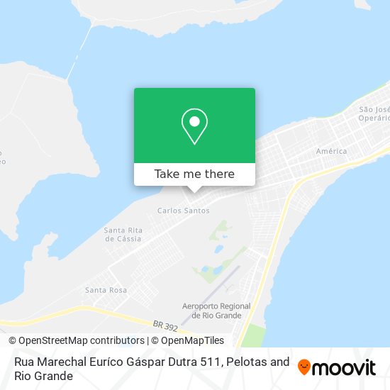 Mapa Rua Marechal Euríco Gáspar Dutra 511