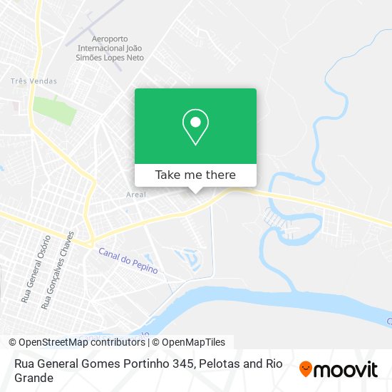 Rua General Gomes Portinho 345 map