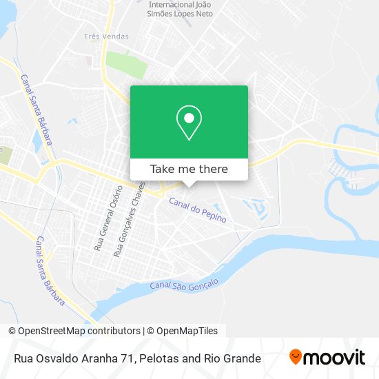 Rua Osvaldo Aranha 71 map