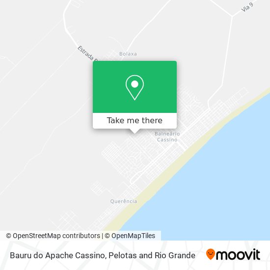 Bauru do Apache Cassino map