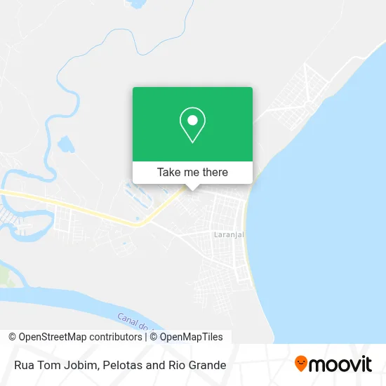 Rua Tom Jobim map