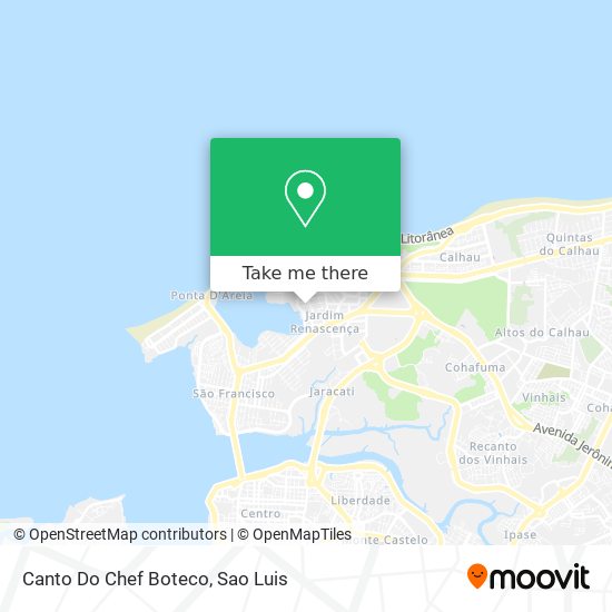 Canto Do Chef Boteco map