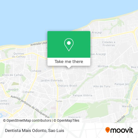 Dentista Mais Odonto map