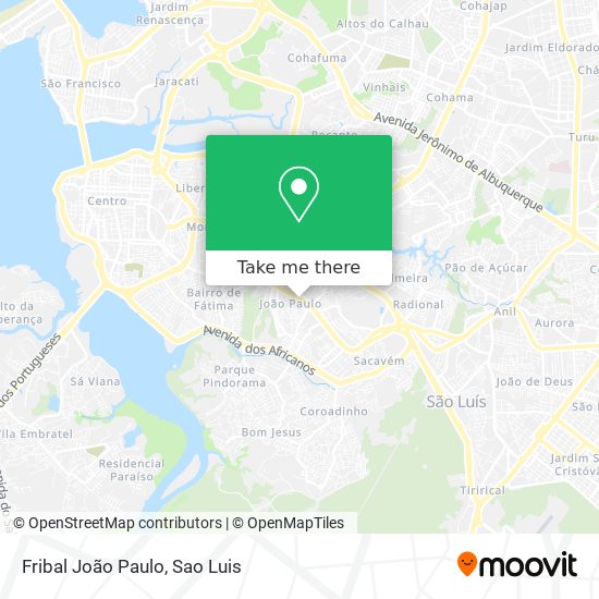 Fribal João Paulo map