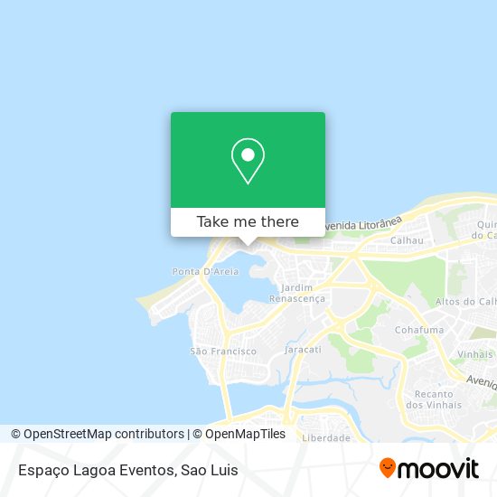 Espaço Lagoa Eventos map