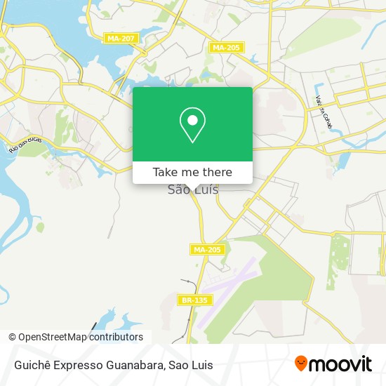 Mapa Guichê Expresso Guanabara