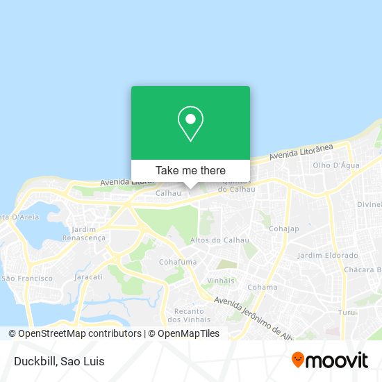 Duckbill map