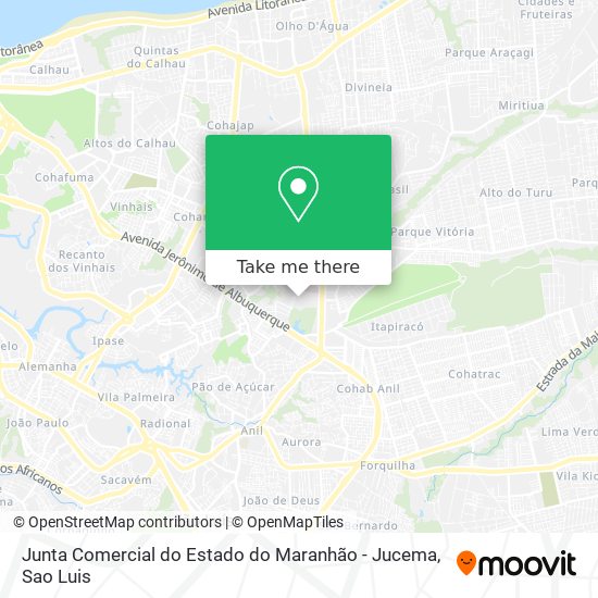 Junta Comercial do Estado do Maranhão - Jucema map