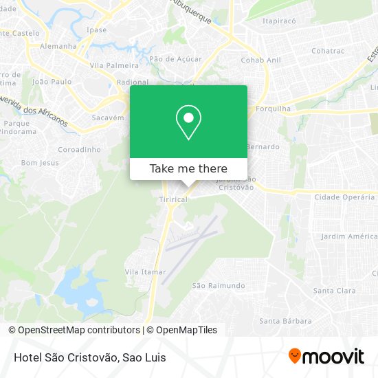 Mapa Hotel São Cristovão