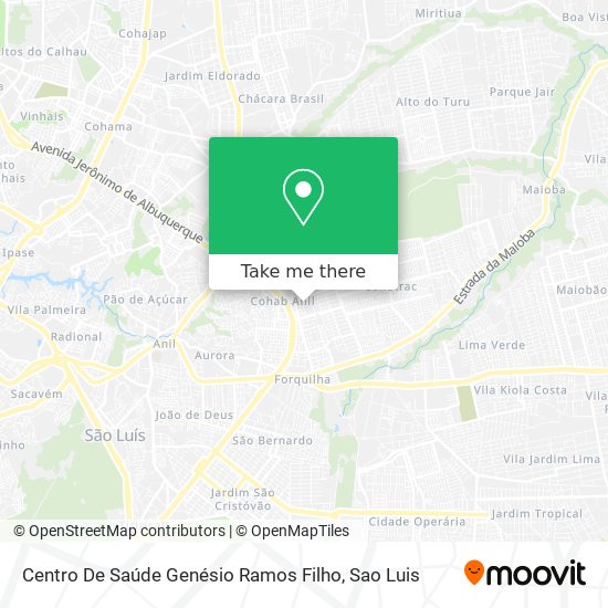 Centro De Saúde Genésio Ramos Filho map