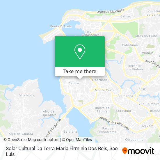 Solar Cultural Da Terra Maria Firminia Dos Reis map