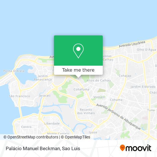 Palácio Manuel Beckman map