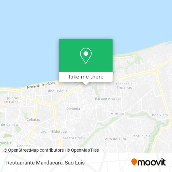 Restaurante Mandacaru map
