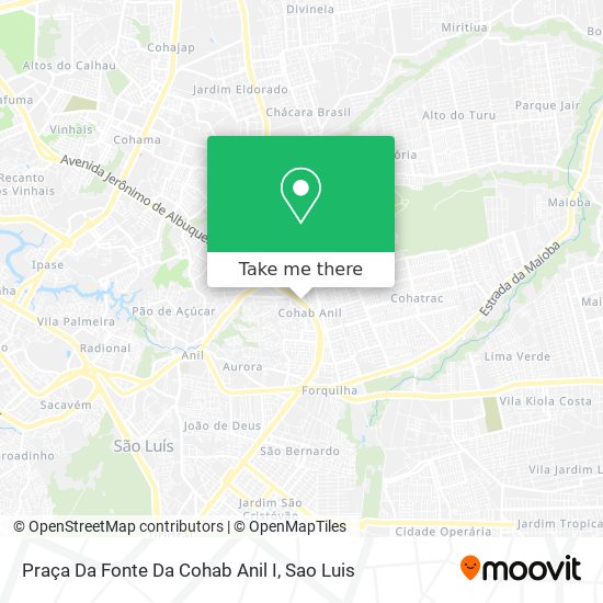 Praça Da Fonte Da Cohab Anil I map