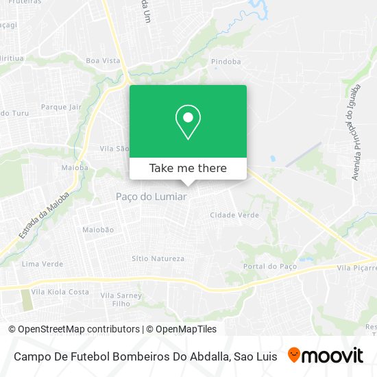 Campo De Futebol Bombeiros Do Abdalla map