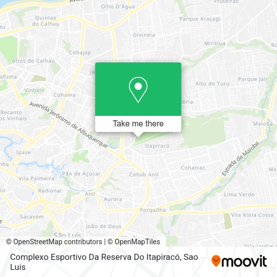Complexo Esportivo Da Reserva Do Itapiracó map