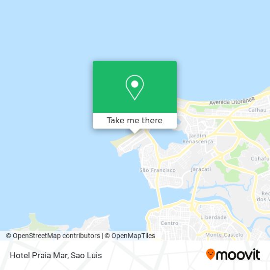 Mapa Hotel Praia Mar